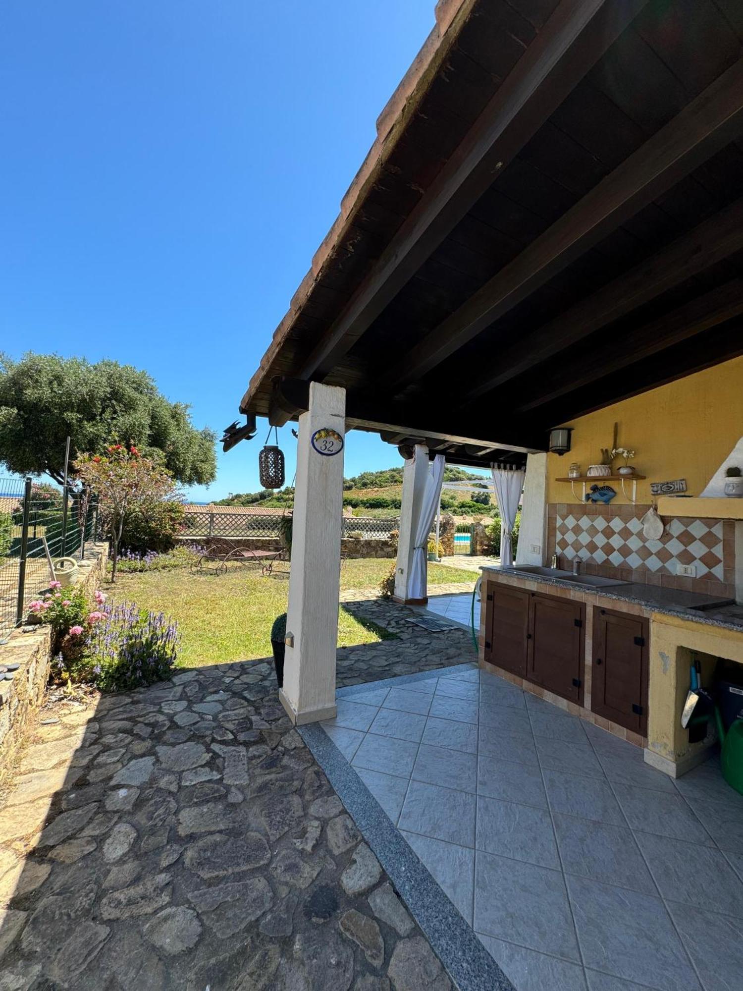 Casa Vacanze Con Piscina E Vista Mare Esclusiva Per Coppie E Famiglie, Relax E Tranquillita Tertenìa 外观 照片